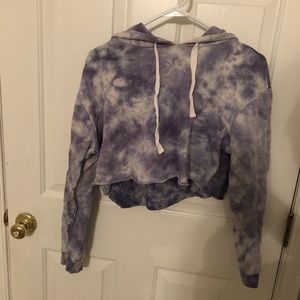 ASOS Cropped Tie-Dye Hoodie